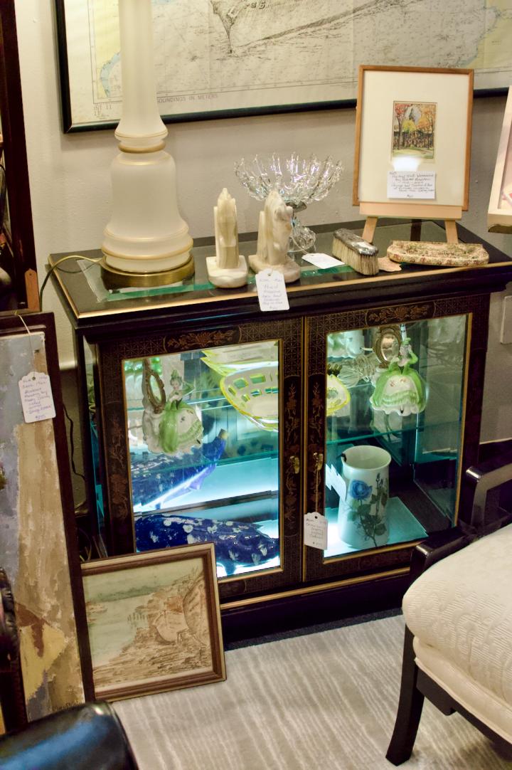 Shop Chinoiserie display lighted cabinet | Hunt & Gather