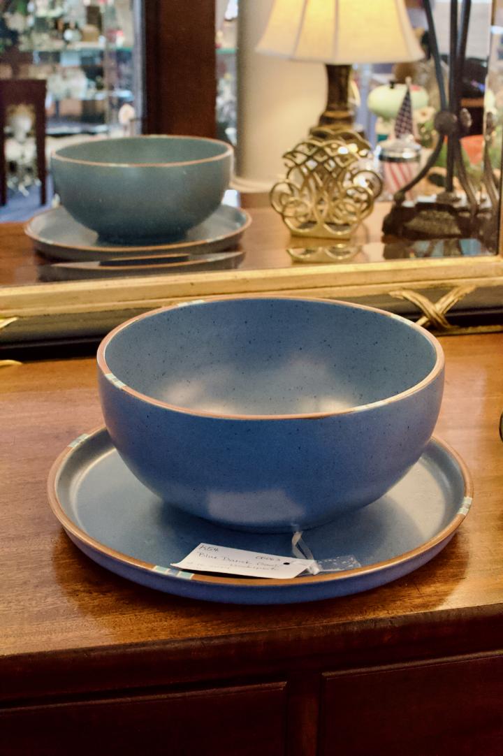 Shop Blue Dansk bowl / underplate | Hunt & Gather