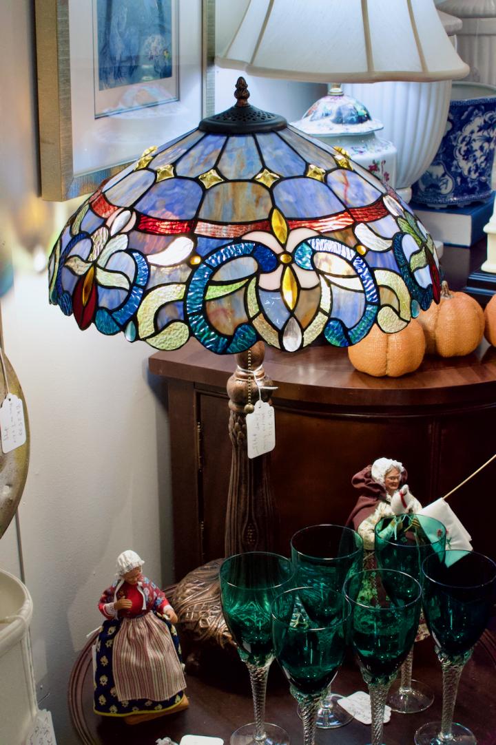 Shop Stained glass lamp | Hunt & Gather