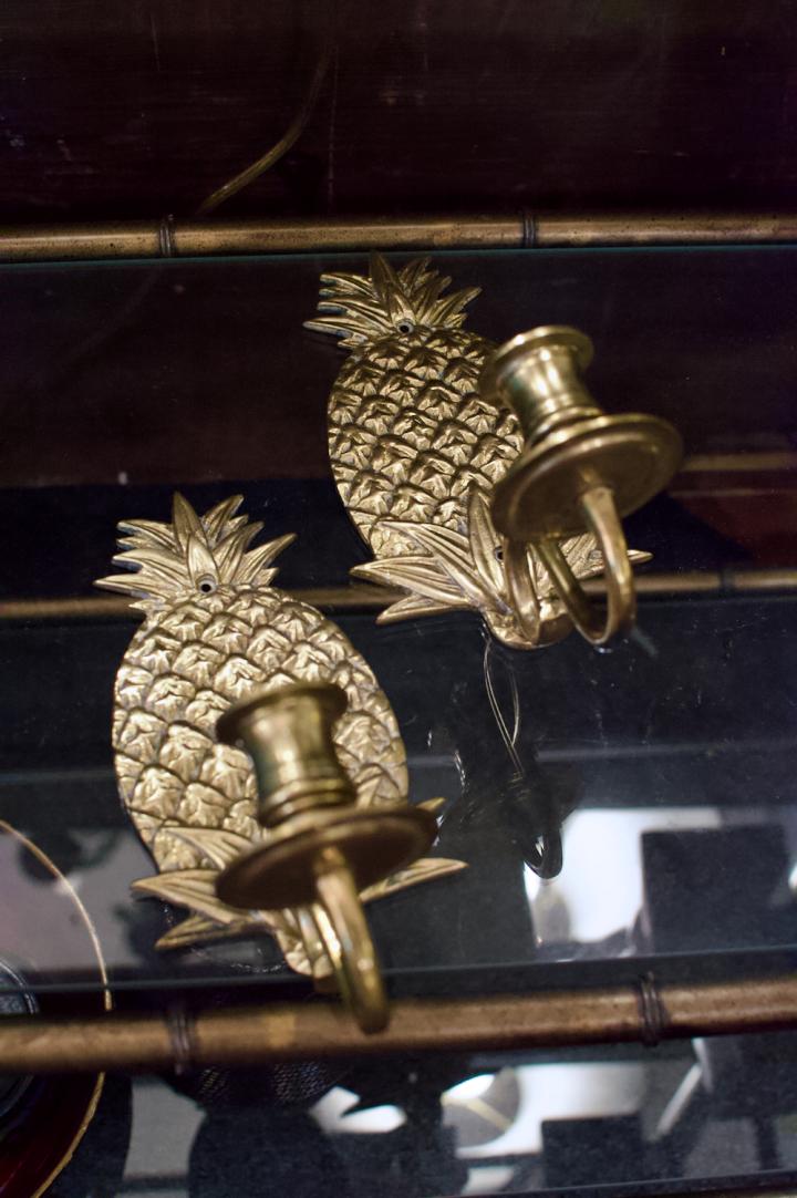 Shop Brass pineapple sconce pair | Hunt & Gather