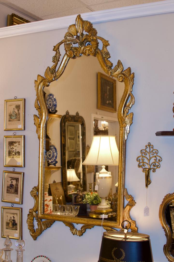 Shop Hand carved wooden gilt antique mirror | Hunt & Gather