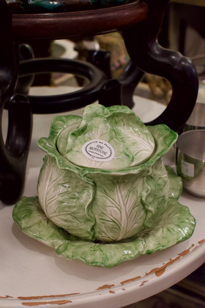 Shop Fitz & Floyd fine ironstone covered cabbage bowl | Hunt & Gather