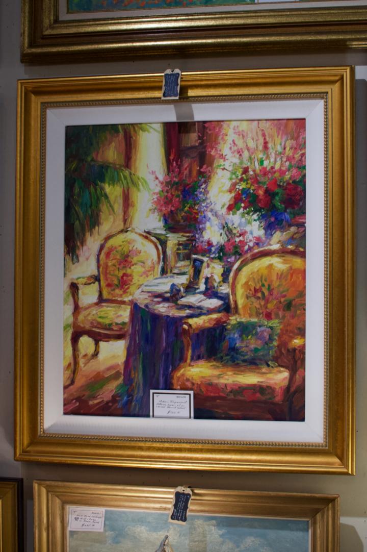 Shop Modern impressionist interior scene oil on canvas | Hunt & Gather