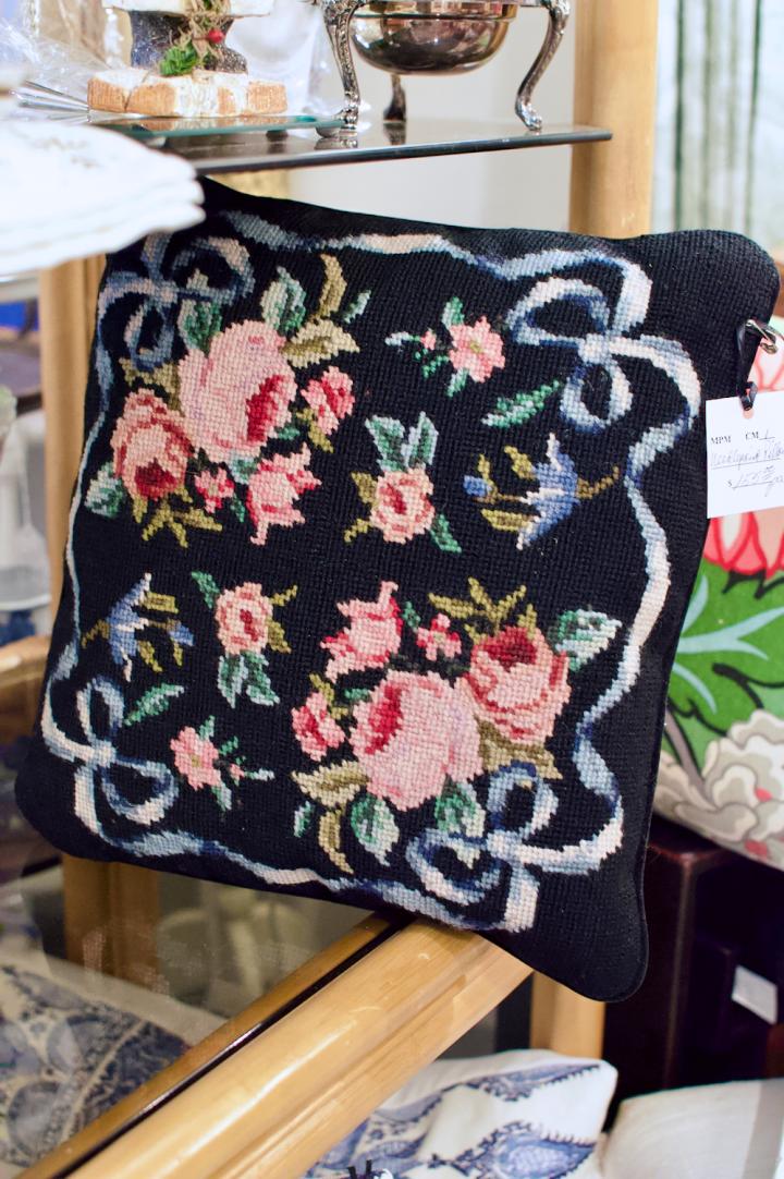 Shop Pair of needlepoint pillows | Hunt & Gather