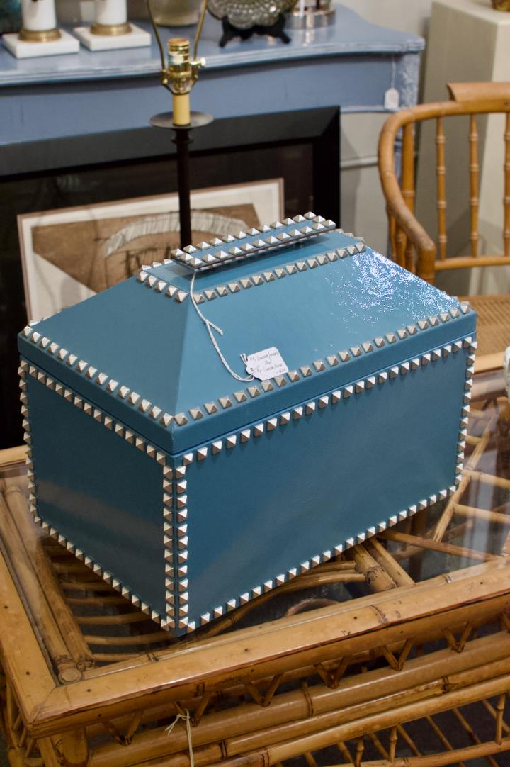 Shop Leather studded box by Chelsea House | Hunt & Gather