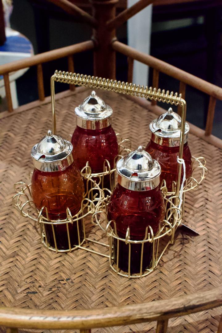 Shop Antique cruet condiment set | Hunt & Gather