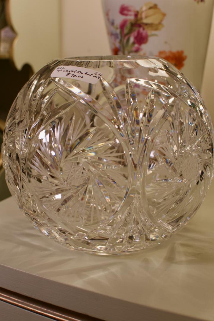 Shop 7” crystal rose bowl vase | Hunt & Gather