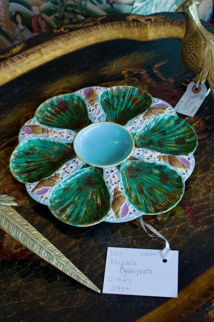 Shop Majolica oyster plate | Hunt & Gather