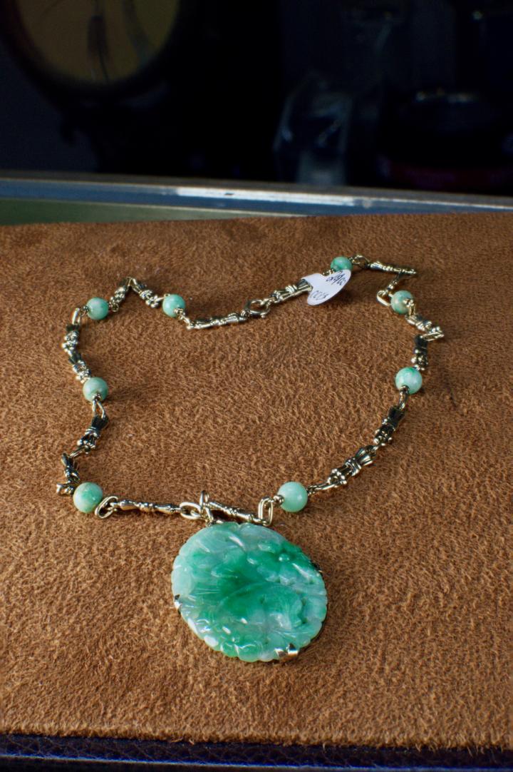 Shop Art deco jade necklace | Hunt & Gather