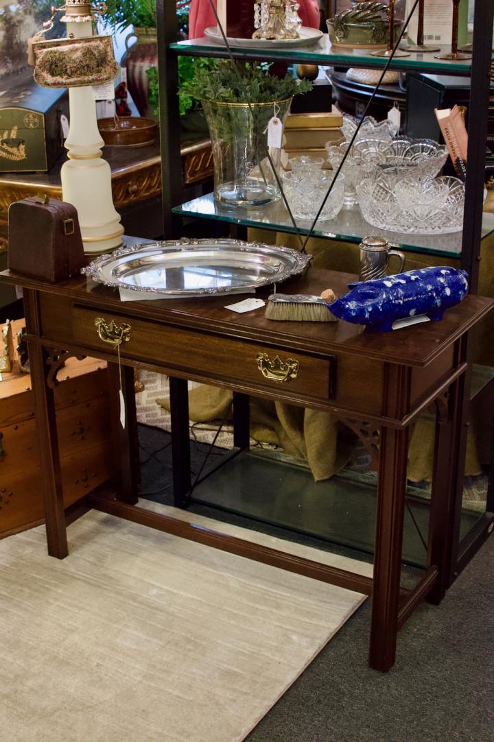 Shop Council Craftsman inlaid console table | Hunt & Gather