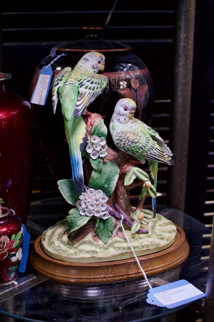 Shop Royal crown parakeets figurine | Hunt & Gather