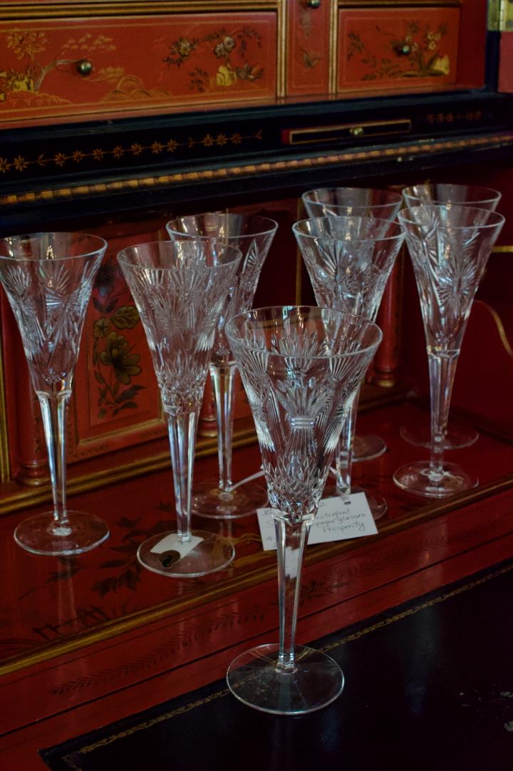 Shop Set of 8 Waterford champagne glasses - prosperity | Hunt & Gather