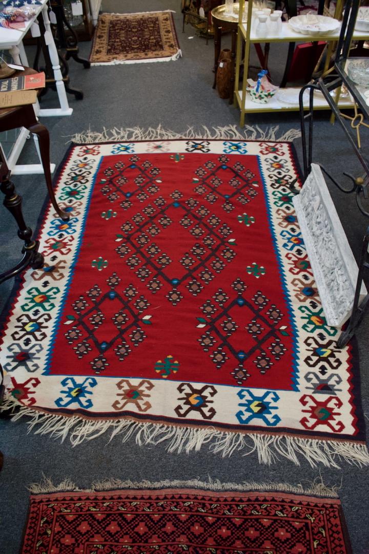 Shop Vintage wool Kilim rug | Hunt & Gather