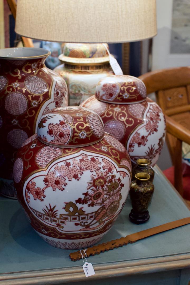 Shop Pair of large Kutani ginger jars | Hunt & Gather