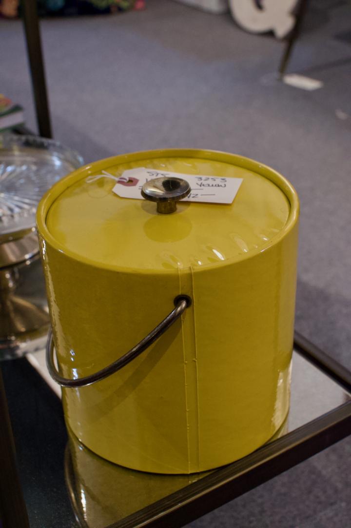 Shop Vintage yellow ice bucket | Hunt & Gather