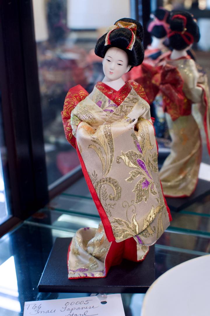 Shop Small Japanese doll on stand | Hunt & Gather