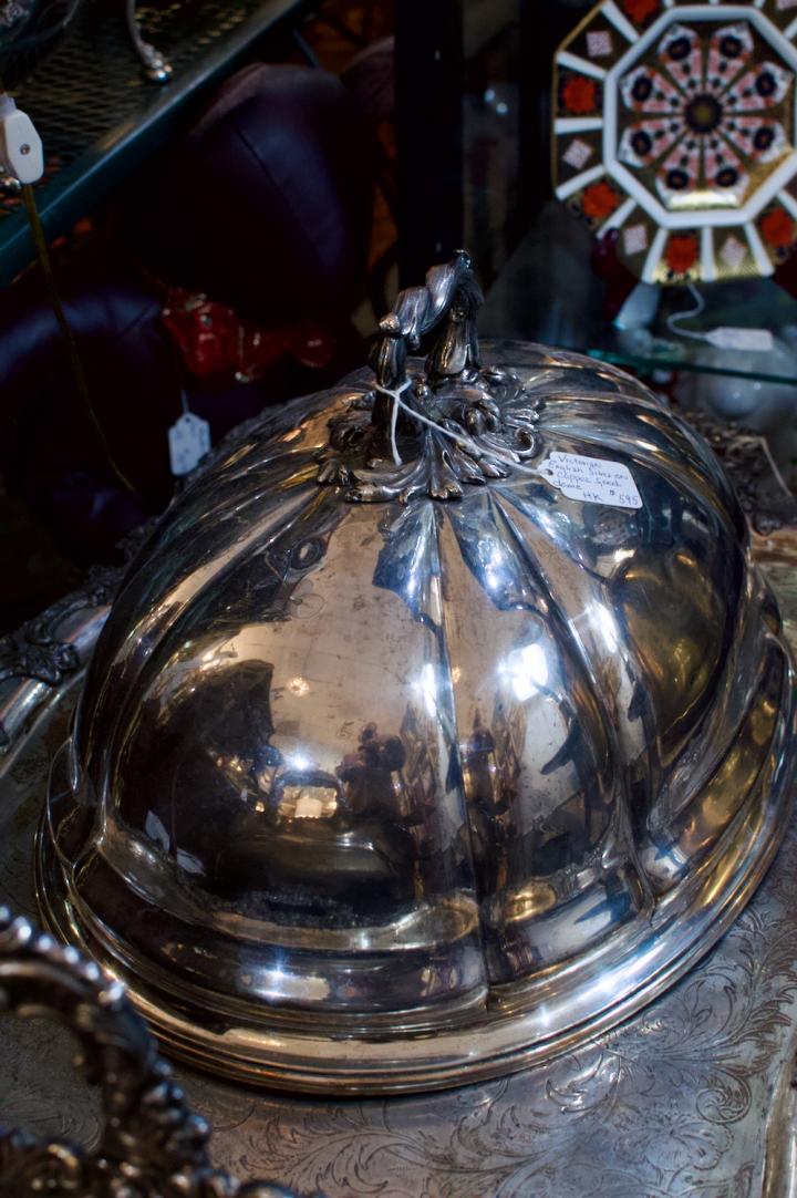 Shop Victorian English silver on copper food dome | Hunt & Gather