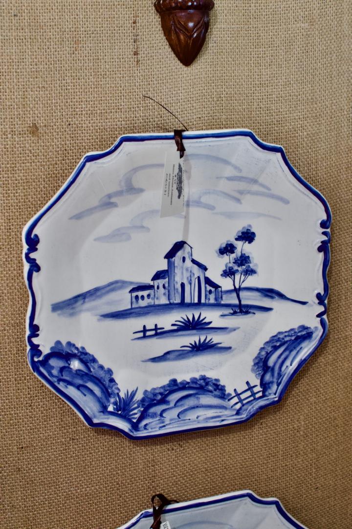 Shop Vietri blue / white plate | Hunt & Gather