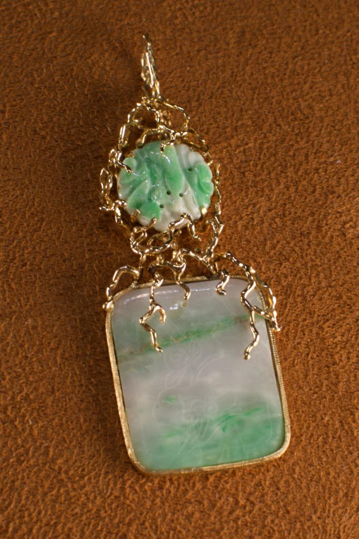 Shop Carved jade pendant | Hunt & Gather