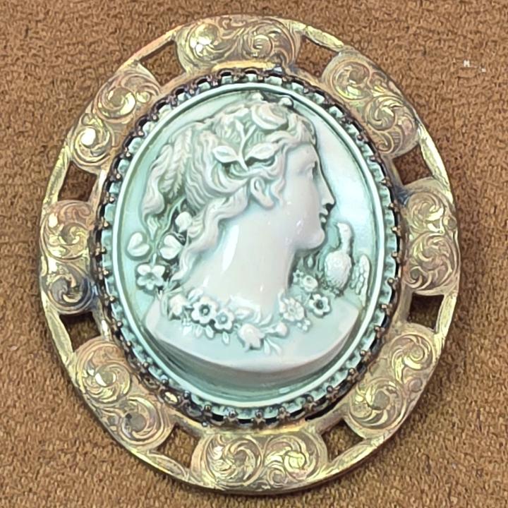 Shop Celluloid Cameo Brooch | Hunt & Gather