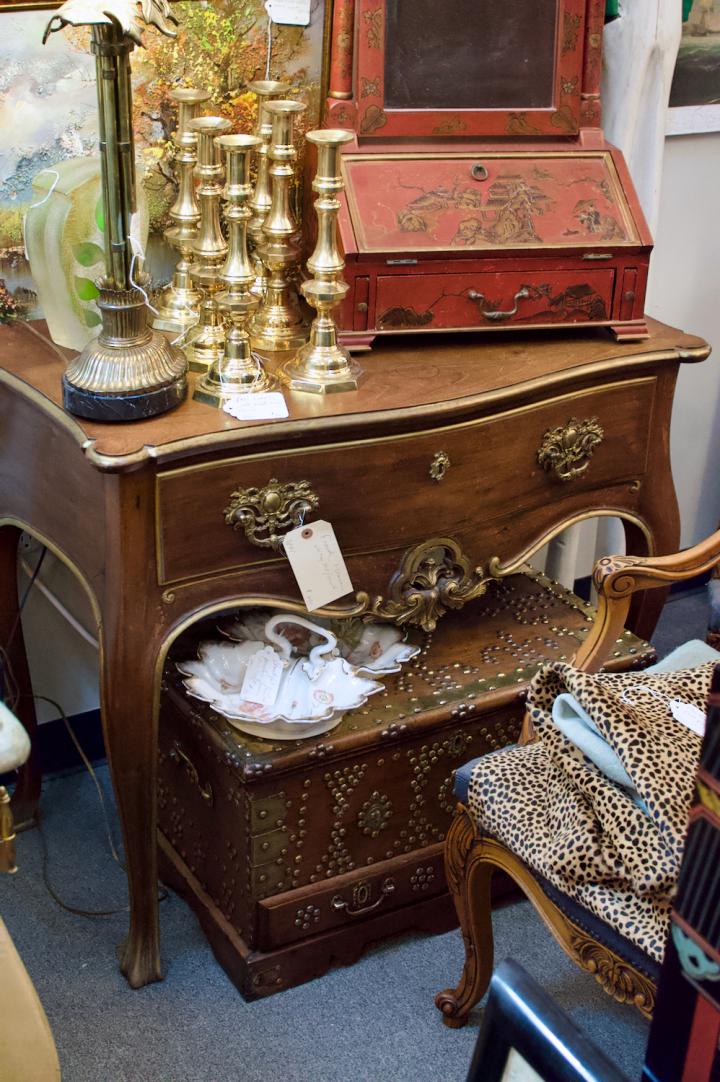 Shop French 1 drawer writing desk / console | Hunt & Gather