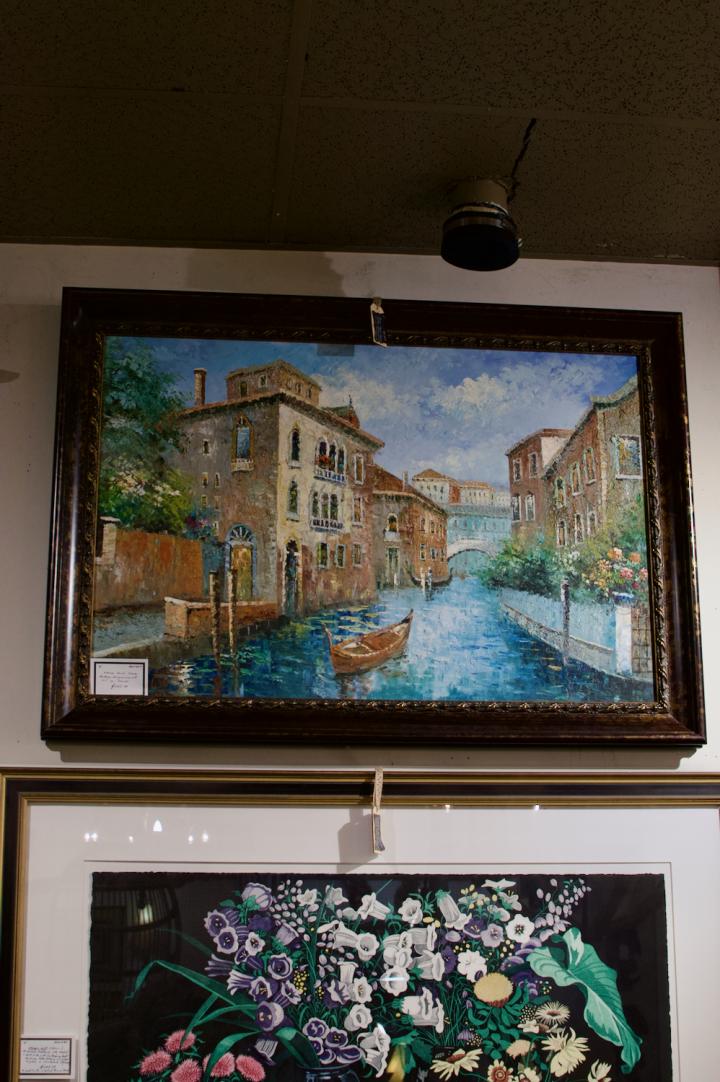 Shop Venice Canal scene - modern impressionist oil on canvas | Hunt & Gather