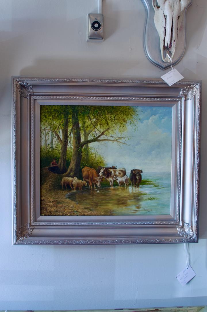 Shop Oil on canvas - cows | Hunt & Gather