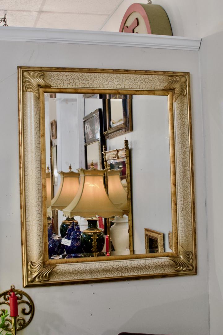 Shop Wood bevel gilded mirror | Hunt & Gather