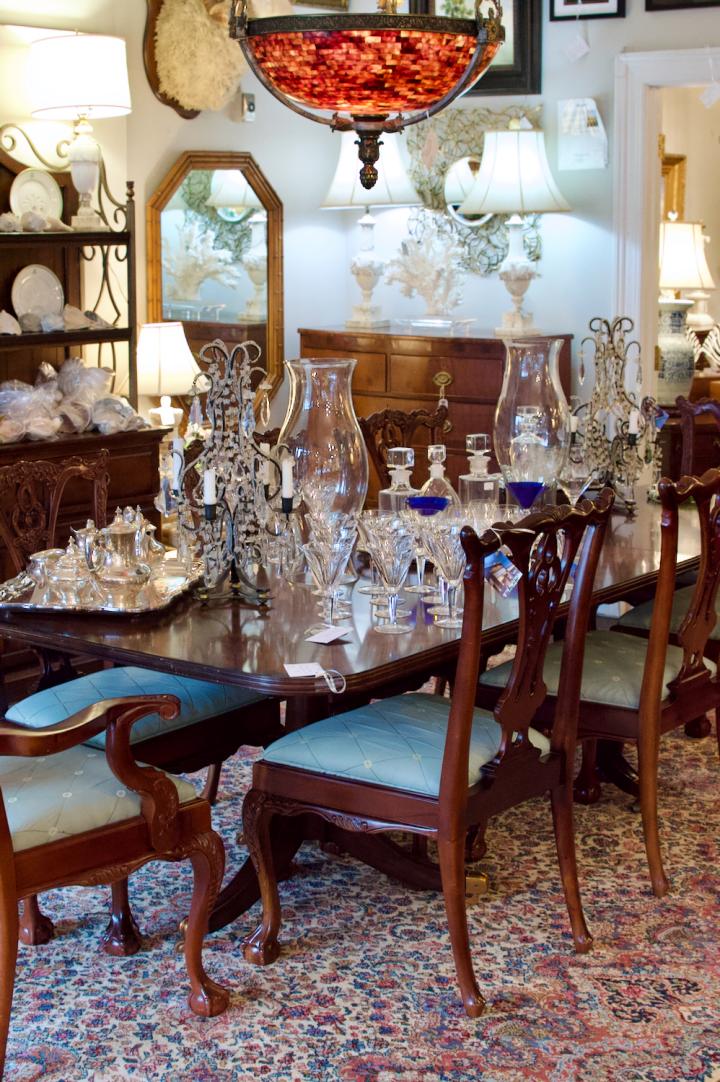 Shop Maitland Smith dining room table - 1 leaf | Hunt & Gather