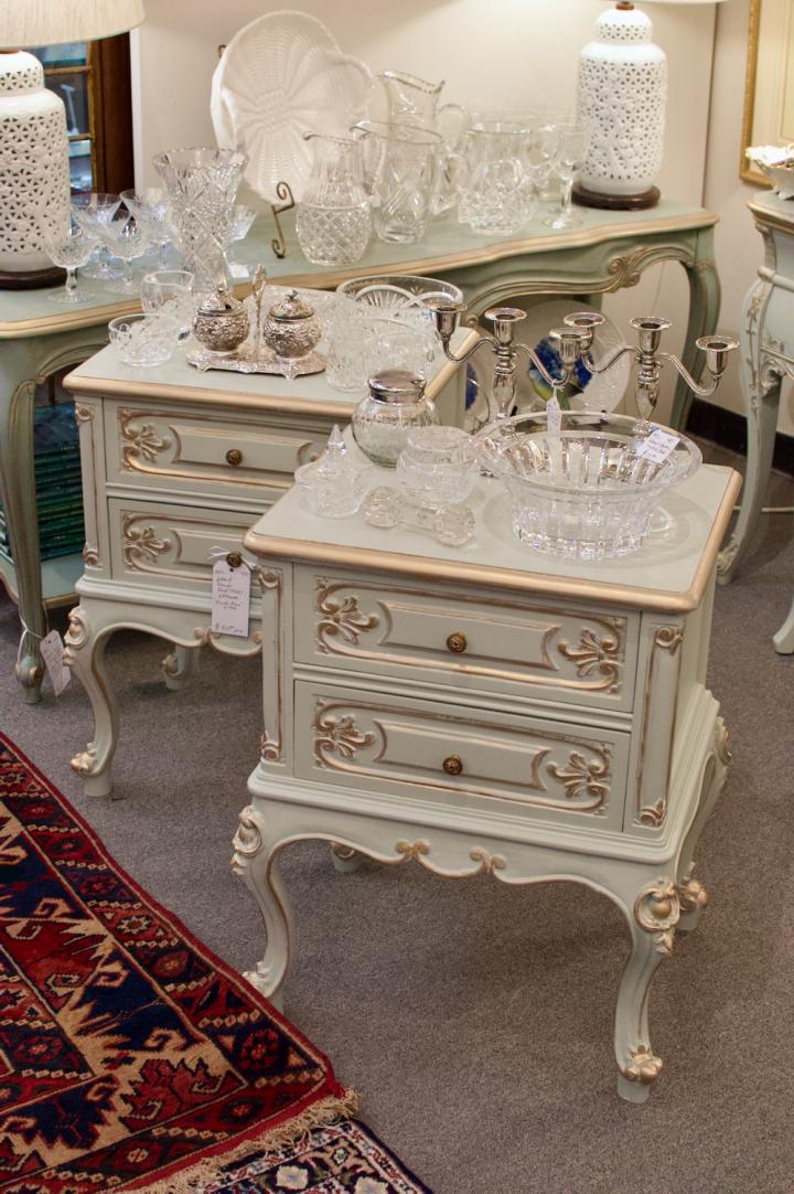 Shop Pair of French end tables | Hunt & Gather