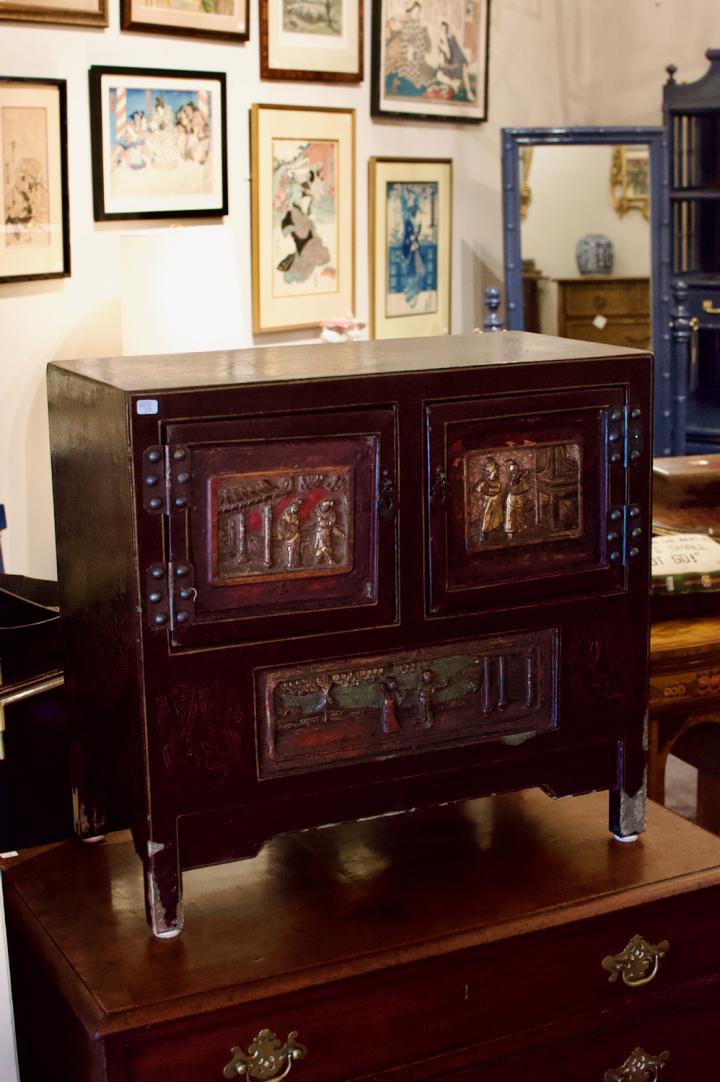 Shop Antique carved Chinese cabinet | Hunt & Gather