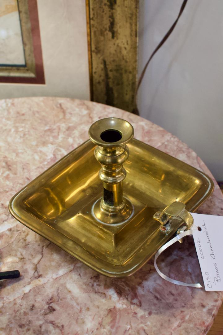 Shop Brass chamberstick | Hunt & Gather