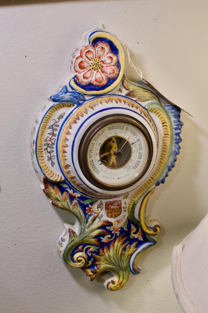 Shop French vintage faience barometer | Hunt & Gather