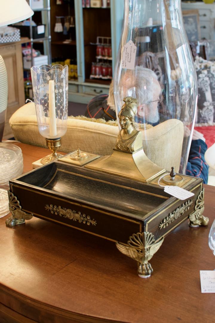 Shop Antique empire style bronze inkstand | Hunt & Gather
