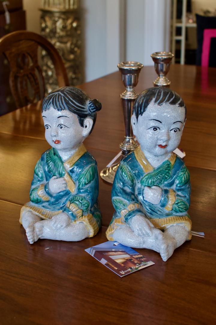 Shop Pair of Chinese children figures | Hunt & Gather