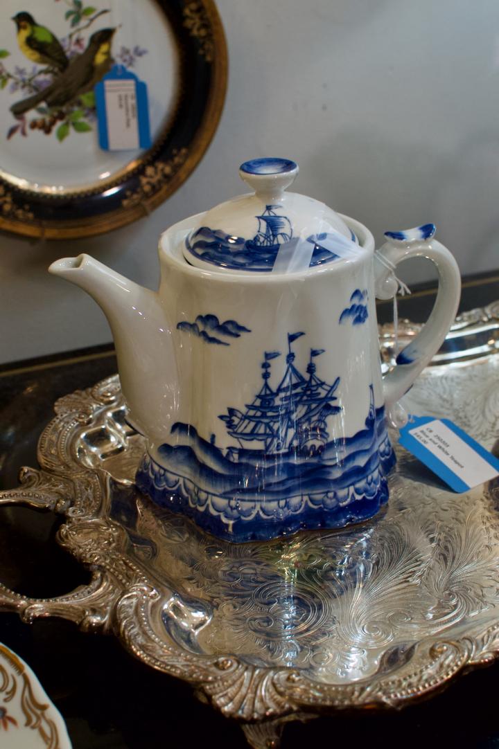 Shop Blue & white teapot | Hunt & Gather