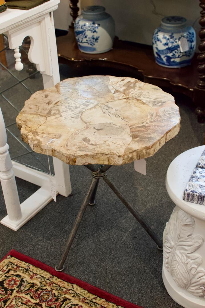 Shop Petrified wood table | Hunt & Gather