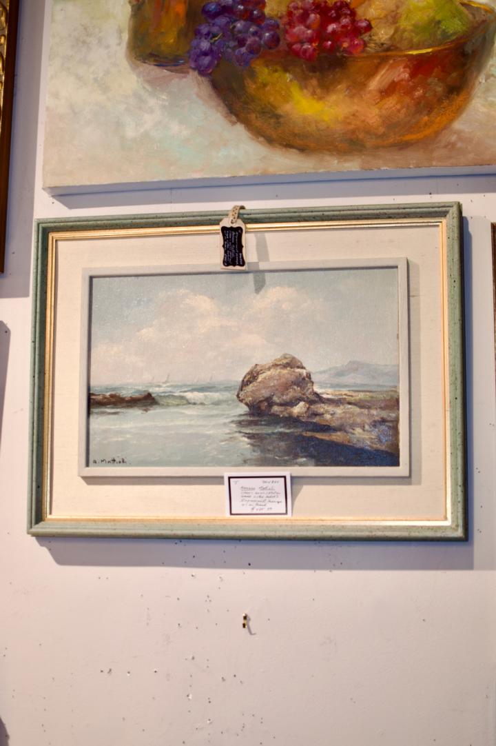 Shop Armeno Mattioli impressionist seascape oil on board | Hunt & Gather