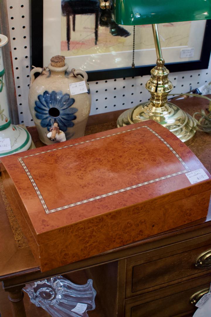 Shop Burlwood humidor | Hunt & Gather