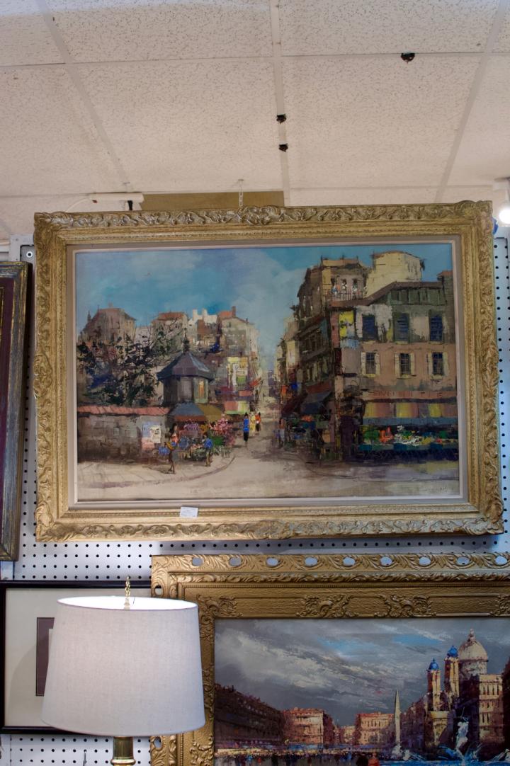 Shop French street scene painting | Hunt & Gather