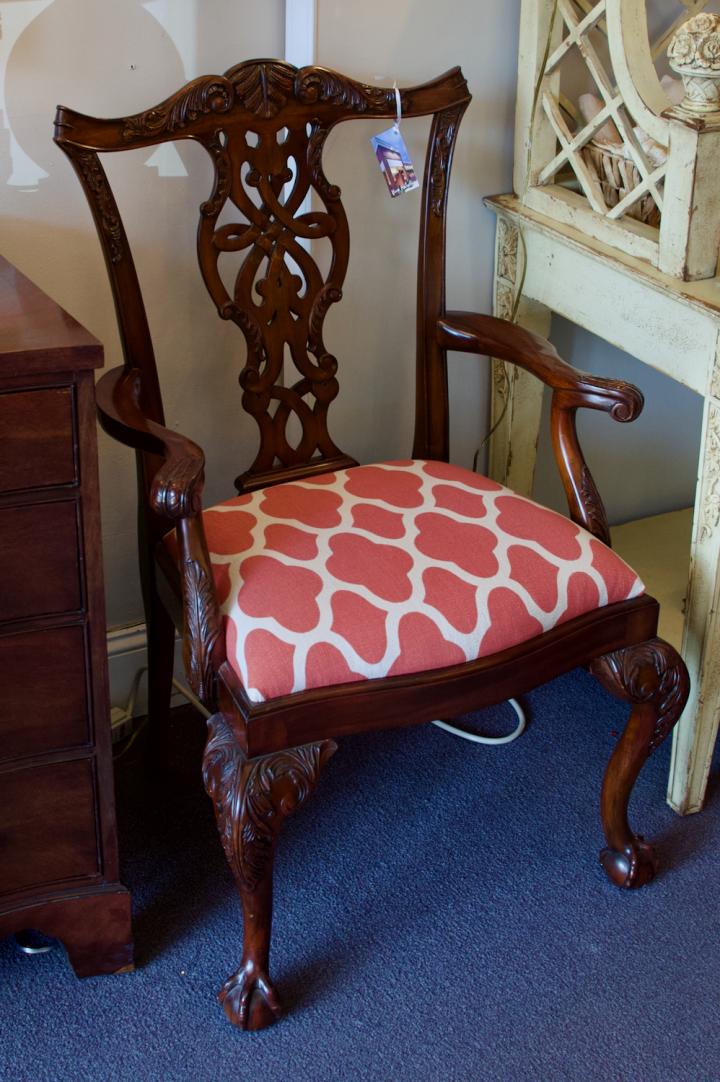 Shop Maitland Smith Chippendale mahogany chair | Hunt & Gather