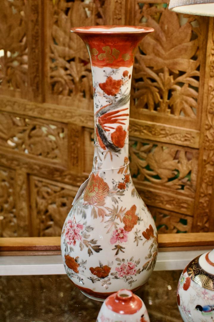 Shop Antique Japanese bottle shaped vase | Hunt & Gather