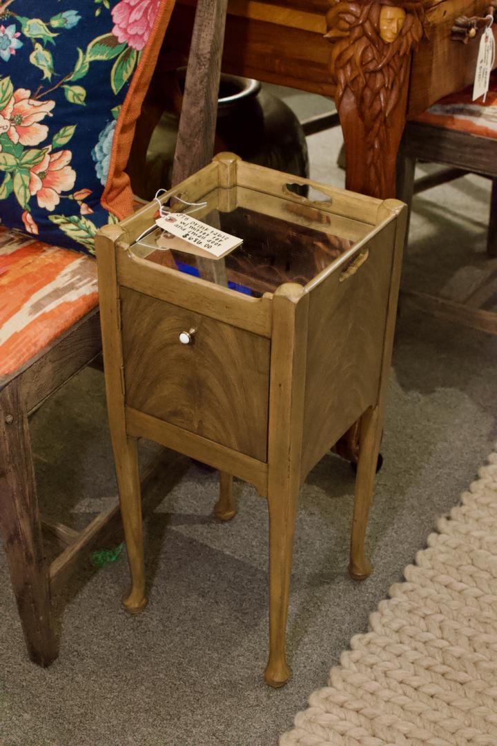 Shop Drink table w/ mirror top & small door | Hunt & Gather