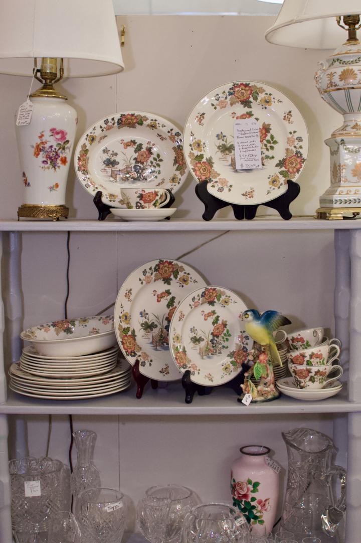 Shop Wedgwood China “Eastern Flowers” dinner service for 8 | Hunt & Gather