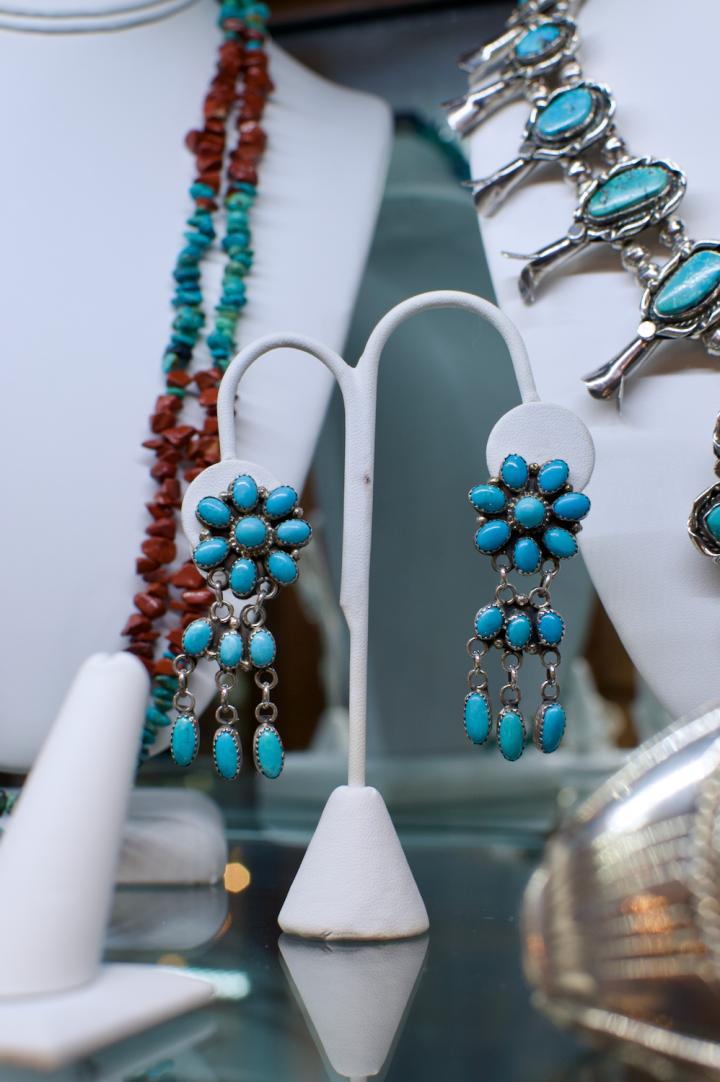 Shop Turquoise clip earrings | Hunt & Gather