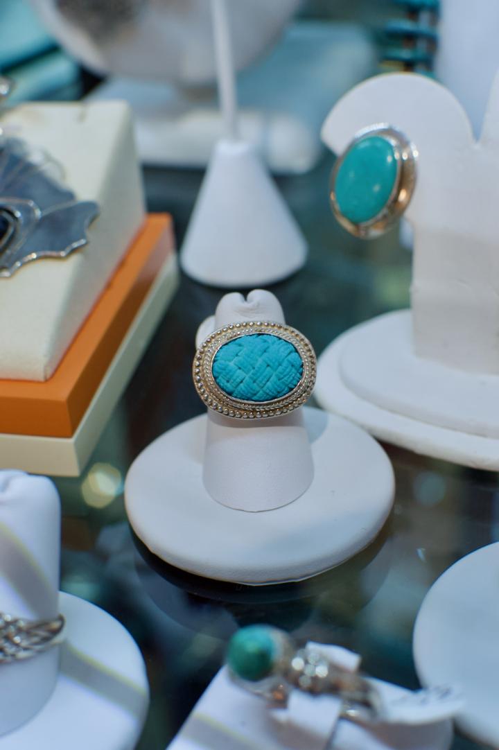 Shop Carved Turquoise & Sterling ring | Hunt & Gather
