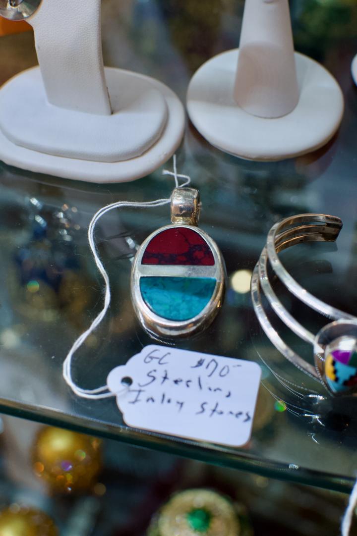 Shop Sterling inlay stones necklace pendant | Hunt & Gather