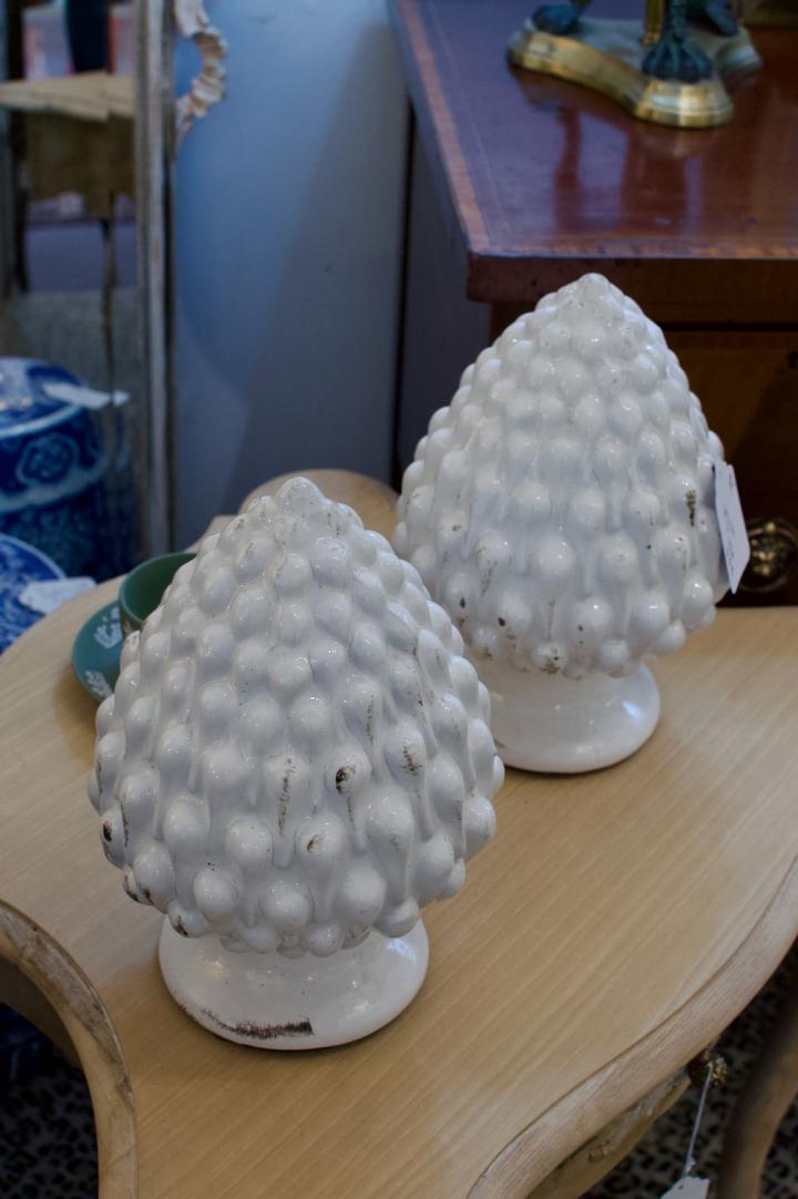 Shop Pine cone sculpture pair | Hunt & Gather