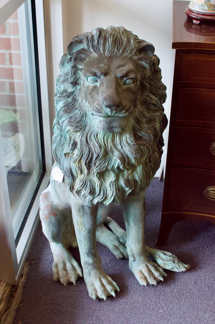 Shop Bronze lions pair | Hunt & Gather