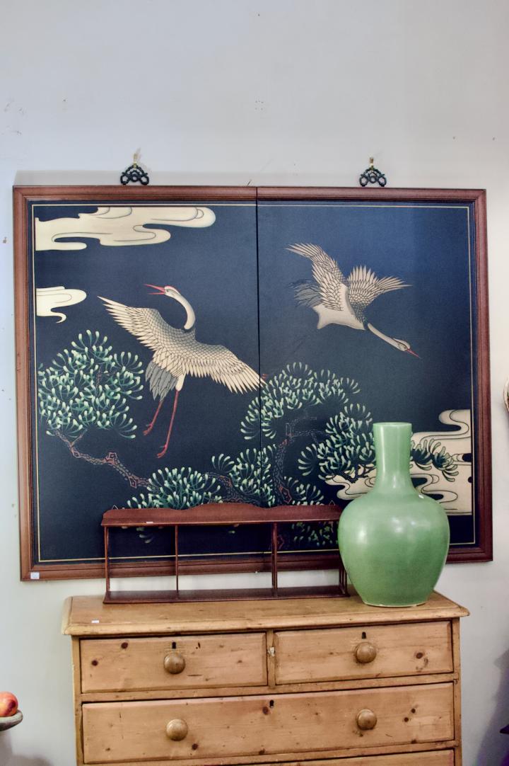 Shop 2 part framed Eastern wall panel | Hunt & Gather